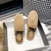 Winter Outdoor Casual Plush Warm Furry Slip-on Mules For Women, Large Sizes 41-44, In Stock_vogvips.com