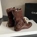 Cowhide Version~ Internal Height Increase Duck Hunting For Women, Ins Style Versatile Color Block Lace-up Boxing Boots,_vogvips.com