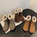 Snow Boots, Winter 2025 New Style, Forest-style, Vintage, Lined With Fleece And Cotton, Flat-heeled, Furry Short Boots, Women's_vogvips.com