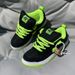 Unisex High-Top Sneakers With Thick Tongue And Glow Green Accents Casual Streetwear Shoes For Men And Women_vogvips.com