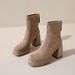 New High-heeled Martin Boots 2026 Women's Fashion Rear Zipper Suede High-heeled Boots_vogvips.com