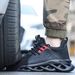 Men's Steel Toe Safety Work Shoes, Anti-Smashing Anti-Puncture, Breathable Fly Knit Upper, EVA Sole For Construction & Outdoor Working Sites_vogvips.com