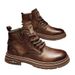 European Warm Series Men's Martin Autumn Winter High Top Breathable Casual Trendy Versatile Leather Shoes British Style Work Ankle Boots_vogvips.com