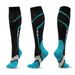 New men's and women's sports pressure socks multi-color outdoor running high tube compression socks_vogvips.com
