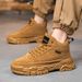 New Leather Spring Men's Shoes High-top Men's Heightening Tooling Martin Boots_vogvips.com