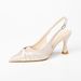2026 Twisted Square Pointed Toe High Heel Shoes, Solid Color Sandals, Backless Strap Half-Slipper Sandals For Women,_vogvips.com