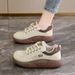 2025 Autumn New White Sneaker Korean Style In Female Student Thick Sole Height Increaing Sport Caual Board Dad_vogvips.com