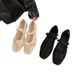 Hidden Wedge Butterfly Knot Fairy Single Women 2025 New Spring Mesh Breathable Shallow Mouth Mary Jane Shoes_vogvips.com
