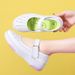 Nurse Shoes Women's Soft Sole Breathable Thick Sole Non-slip Flat Shoes White Hollow Medical Shoes Small White Shoes_vogvips.com