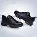New Men's Casual Breathable Non-Slip Outdoor Running Sports Thick Sole Solid Color Business Leather Shoes_vogvips.com