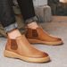 European Warm Series Martin Cowhide Work Leather Men's Shoes Fleece Lined Large Size Boots_vogvips.com