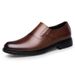 Men's Shoes Men's Derby Shoes Pointed Lace-up Men's Shoes Dress Style Casual Leather Shoes_vogvips.com