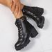 Early Autumn New Style Women's Boots High-heeled Black Lace-up Leather Boots For Women_vogvips.com