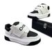 Niche China-Chic Velcro Sneaker Men's Fashion Brand Thick-soled Height-increasing White Sneaker Casual Versatile Sports Board Shoes_vogvips.com