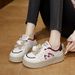 Fleece Board Shoes Female Student Sports Platform Thermal Casual Shoes_vogvips.com