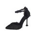 Heels 2025 New Style Stiletto Pointed Korean Fashion Closed Toe One-Strap Sandals Professional Ultra High Heel Women's_vogvips.com