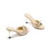 Rhinetone Strap Sandal For Women Summer 2024 New European And American Style High Thin Heel Round Toe Bowknot_vogvips.com
