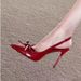 High Heels 2025 Summer New Sexy Pointed Burgundy Bowknot Closed Toe Stiletto French Style Sandals For Women_vogvips.com