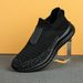 Breathable Men Casual Shoes Lightweight Outdoor Male Walking Shoes Anti-slip Men's Sneakers Slip On Flats Vulcanized Shoes 2025_vogvips.com