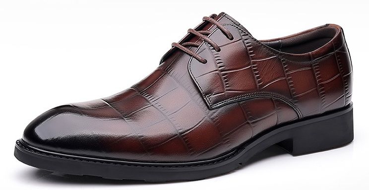 XC5889 Cow Leather Men's Dress Shoes, Choose Size And Tell Seller_vogvips.com