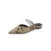 2025 Summer New Pointed Toe Flat Sandals For Women Fashionable Light Luxury Leopard Print Sexy One-Strap Closed-Toe_vogvips.com