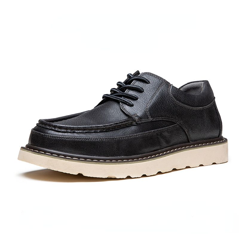 Large Men's Shoes 45 46 Size Autumn/Winter Retro Style Work Shoes Men's Outdoor Casual Leather Shoes Men Leather Origina_vogvips.com