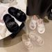 Autumn Winter New Indoor Home Cross Thick Furry For Women Non-Slip Soft Sole Household Cotton Slippers_vogvips.com