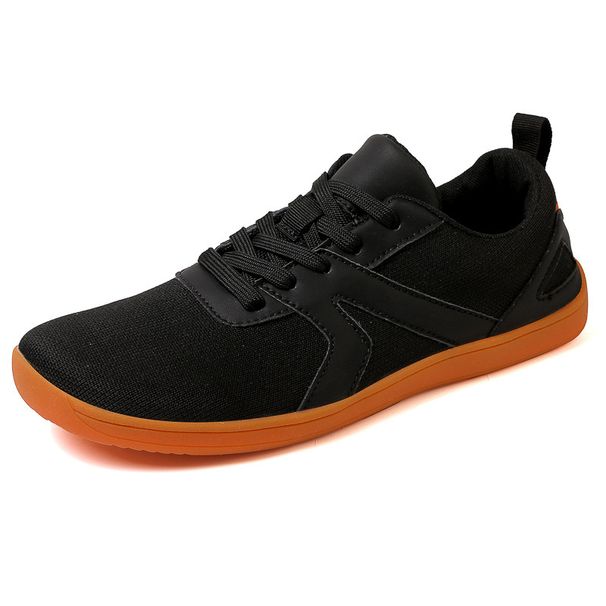 Anti Slip Barefoot Loose Sports Men's Casual Big Foot Hiking Last Shoes, Plus Size Couple Wide Toe Shoes_vogvips.com