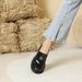 Heels Lefu For Women S Spring And Autumn New Chunky Heel Hundred One Step British Style Gold Coin Shoes_vogvips.com