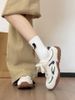 STRIDEO Forrest Gump Training Shoes Women's 2026 New Models Are Popular This Year, Retro Versatile Platform White Shoes_vogvips.com