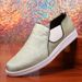 Euro Step Loafers Brand Trendy Autumn Slip-On Sneakers New Men's Casual Shoes Large Size_vogvips.com