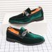 Large Size Loafers With British Style Suede, Soft Comfortable Beanie Shoes, Fashionable And Casual, One Foot Business_vogvips.com