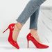 Fashion Large Size Pointed Toe Stiletto High Heels Cm Women S Banquet Bar Wedding Shoes_vogvips.com