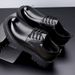 NANCOO High-end Shoes, Handmade Leather Shoes By Spanish Craftsmen, Men's Light Business Versatile Martin Boots_vogvips.com