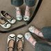 Women's Round Head Cowhide Women's Casual Single Shoes Flat Shoes Low Heel Single Shoes Rhinestone Princess Shoes Evening Shoes_vogvips.com