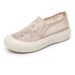 Summer New Lace Student Comfortable And Breathable Casual One Step Women's Shoes, Soft Sole, Not Tiring Feet Mom's Shoes_vogvips.com