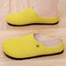 Women's New Comfortable Casual Shoes Thick Closed Toe Mules Outdoor Soft Sole Style Slip-On Flats_vogvips.com