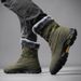Regal Footwear Plus Size Men's Snow Outdoor Thickened Warm High-top Shoes Fleece-lined Cotton New Long Martin Boots_vogvips.com