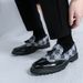 Euro Step Summer British Style Business Formal Slip-On Tassel Loafers New Men's Brogue Leather Shoes_vogvips.com
