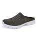 Summer Mesh Breathable Home Indoor Slippers Men Thick Bottom Slides Fashion Couple Walking Shoes Chanclas Hombre_vogvips.com