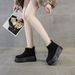 European Snow Boots Women's 2025 Winter New Fleece Fashion Casual Style Versatile Trendy Back Zipper Women's Boots_vogvips.com