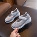 Spring Autumn Childr's Sports With Fly-Knit Fabric, Fashionable Casual Girls, Shoes For Older Childr And Elderly_vogvips.com