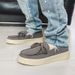 Unbeatable Quality Unbeatable Quality Men's With One Foot, Bean Shoes, High-end Feeling, 2025 New Fashion Trend, Casual Versatile Le Fu Shoes_vogvips.com