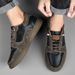Men's Shoes British Casual Shoes Breathable Sneakers Retro Lazy Shoes One Pedal Board Shoes_vogvips.com