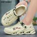 Men's Sport Slippers Beach Slides Breathable Clogs Casual Garden Shoes Non-slip Hiking Men Outdoor Sandals_vogvips.com