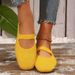 New Oversized Hollow Fly Woven Flat Sole Single Shoe For Women, Breathable Sleeve Feet, All Season Square Toe Work Shoes_vogvips.com