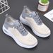 ShoeVault 2025 New Women's Shoes Export, Casual Lace-up Sock Mesh Shoes, Soft Sole Sneakers For Women_vogvips.com