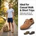 Mens Casual Dress Genuine Leather Hand-sewn Loafers Shoes Elegant Mocassins ,casual Sneakers Lace-up_vogvips.com