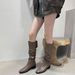 2024 Autumn Winter New Small Square Toe Ruched Slouch Thick Heel Over-the-Knee Slimming Riding Boots For Women_vogvips.com