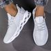 Men's Coconut Shoes Blade Breathable Mesh Shoes All Match Running Sports Fashion Shoes Flying Weaving Shoes Vacation Walking Shoes_vogvips.com